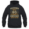 60 Years Awesome Vintage December 1965 60th Birthday Shirt & Hoodie | teecentury