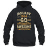 60 Years Awesome Vintage January 1964 60th Birthday Shirt & Hoodie | teecentury