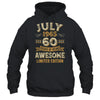 60 Years Awesome Vintage July 1965 60th Birthday Shirt & Hoodie | teecentury