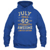 60 Years Awesome Vintage July 1965 60th Birthday Shirt & Hoodie | teecentury