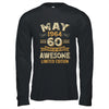 60 Years Awesome Vintage May 1964 60th Birthday Shirt & Hoodie | teecentury