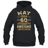 60 Years Awesome Vintage May 1964 60th Birthday Shirt & Hoodie | teecentury