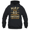 60 Years Awesome Vintage May 1965 60th Birthday Shirt & Hoodie | teecentury