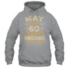 60 Years Awesome Vintage May 1965 60th Birthday Shirt & Hoodie | teecentury