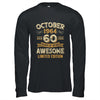 60 Years Awesome Vintage October 1964 60th Birthday Shirt & Hoodie | teecentury