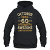 60 Years Awesome Vintage October 1965 60th Birthday Shirt & Hoodie | teecentury