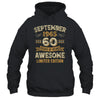 60 Years Awesome Vintage September 1965 60th Birthday Shirt & Hoodie | teecentury