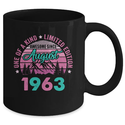 60 Years Old Awesome Since August 1963 60th Birthday Women Mug | teecentury