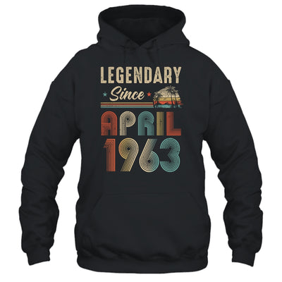 60 Years Old Legendary Since April 1963 60th Birthday Shirt & Hoodie | teecentury