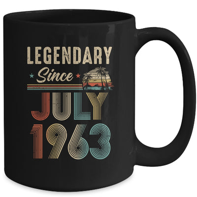 60 Years Old Legendary Since July 1963 60th Birthday Mug | teecentury