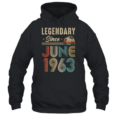 60 Years Old Legendary Since June 1963 60th Birthday Shirt & Hoodie | teecentury