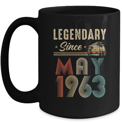 60 Years Old Legendary Since May 1963 60th Birthday Mug | teecentury