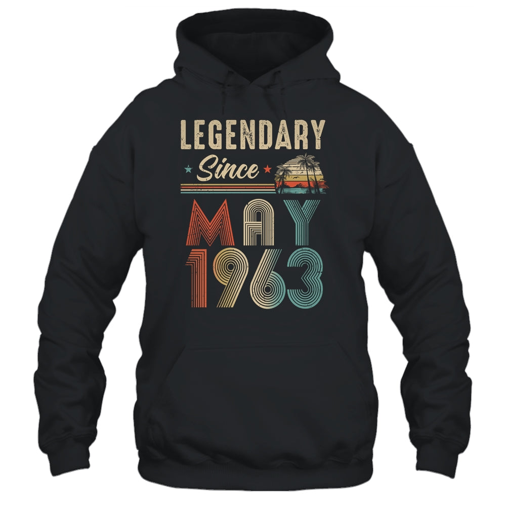 60 Years Old Legendary Since May 1963 60th Birthday Shirt & Hoodie | teecentury