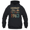 60 Years Old Legendary Since November 1963 60th Birthday Shirt & Hoodie | teecentury