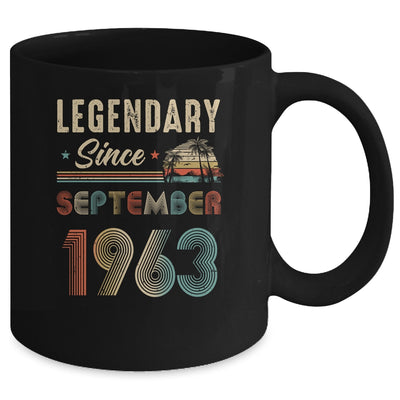 60 Years Old Legendary Since September 1963 60th Birthday Mug | teecentury