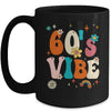 60's Vibe Costume 60s Party Outfit Groovy Hippie Peace Retro Mug | teecentury