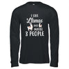 I Like Llamas And Maybe 3 People T-Shirt & Hoodie | Teecentury.com