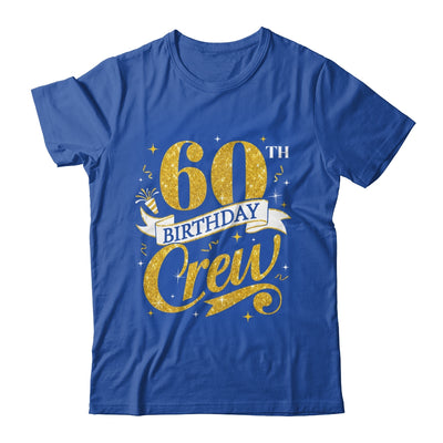 60th Birthday Crew 60th Bday Party Squad Friends Crown Funny Shirt & Tank Top | teecentury