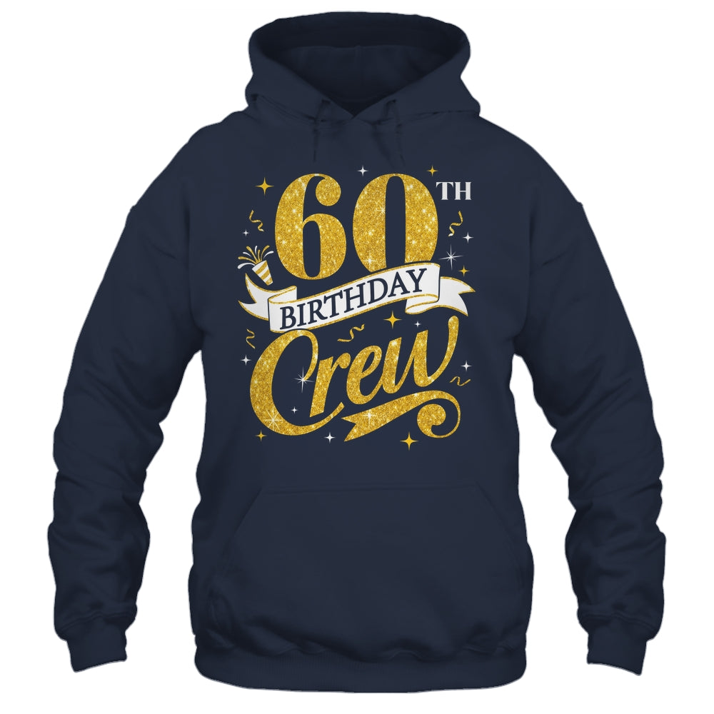 60th Birthday Crew 60th Bday Party Squad Friends Crown Funny Shirt & Tank Top | teecentury