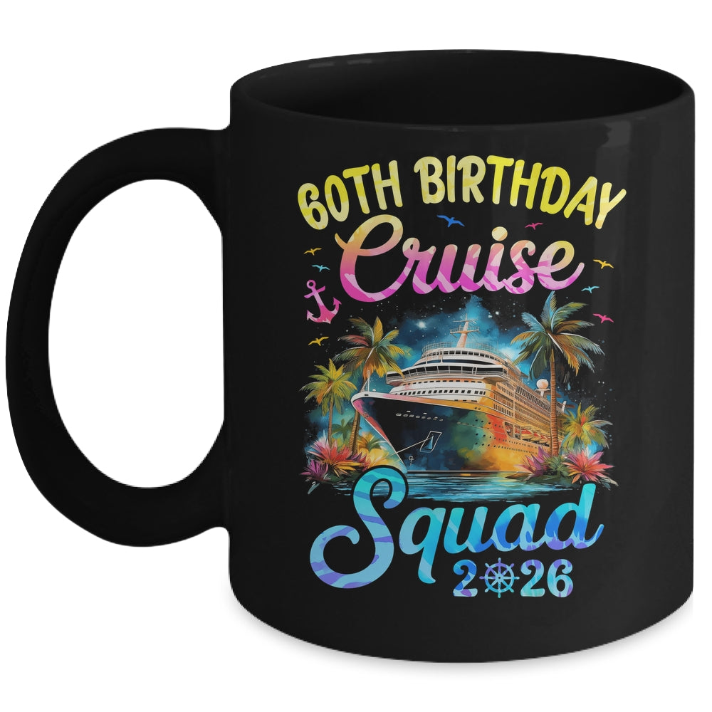 60th Birthday Cruise Squad 2026 Cruising Party Vacation Mug | teecentury