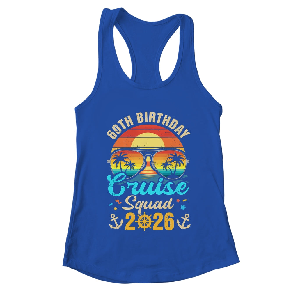 60th Birthday Cruise Squad 2026 Matching Party Vacation Shirt & Tank Top | teecentury