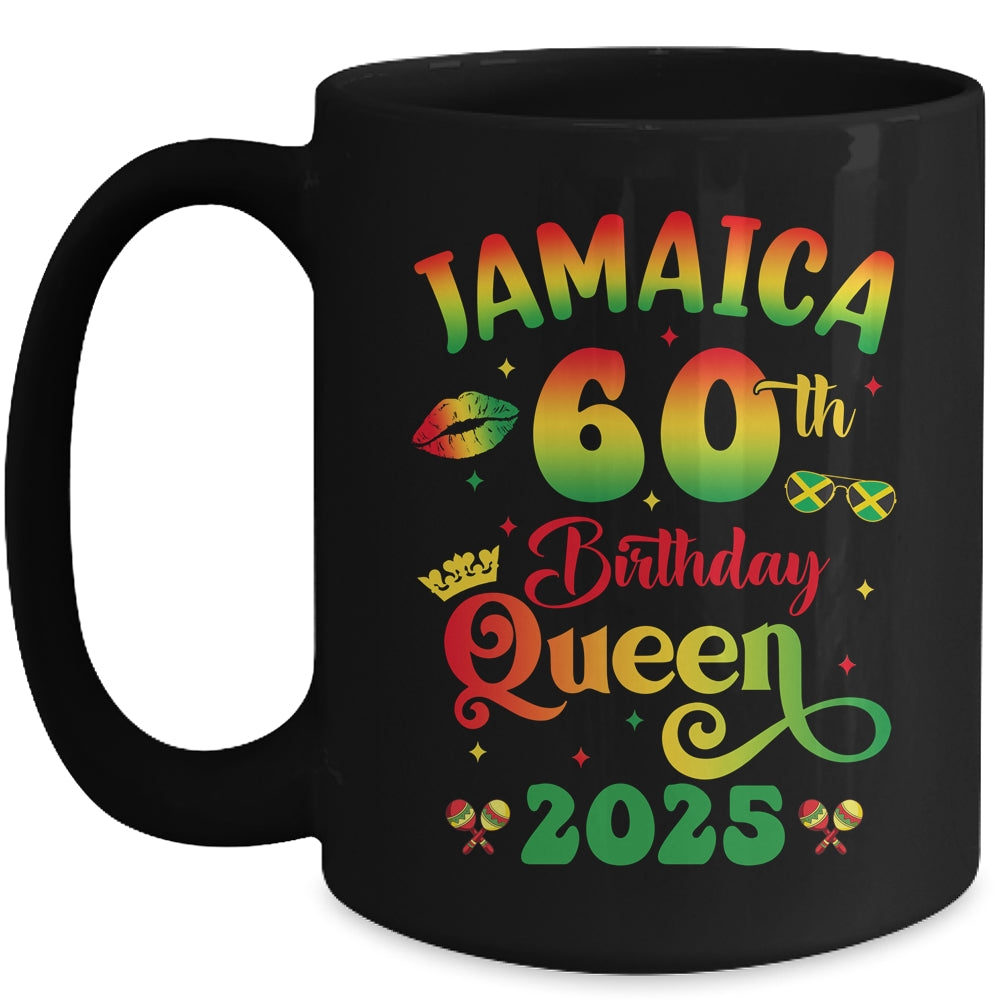 60th Birthday Queen Jamaica Girl Matching Party 2025  Mug | teecentury