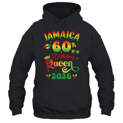 60th Birthday Queen Jamaica Girl Matching Party 2026 Shirt & Tank Top | teecentury