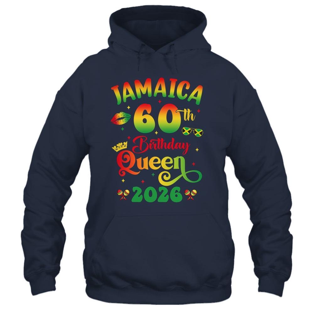 60th Birthday Queen Jamaica Girl Matching Party 2026 Shirt & Tank Top | teecentury