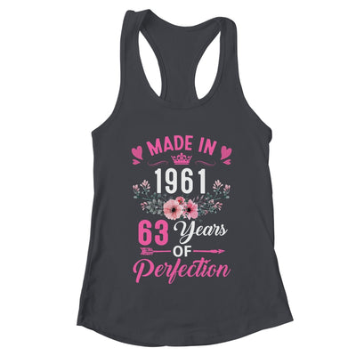 63 Birthday Decorations Women Female 63rd 1961 Birthday Shirt & Tank Top | teecentury