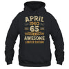 65 Years Awesome Vintage April 1960 65th Birthday Shirt & Hoodie | teecentury