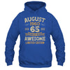 65 Years Awesome Vintage August 1960 65th Birthday Shirt & Hoodie | teecentury