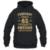 65 Years Awesome Vintage February 1960 65th Birthday Shirt & Hoodie | teecentury