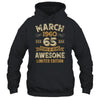 65 Years Awesome Vintage March 1960 65th Birthday Shirt & Hoodie | teecentury