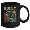 65 Years Old Legendary Since August 1958 65th Birthday Mug | teecentury