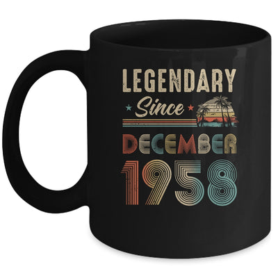 65 Years Old Legendary Since December 1958 65th Birthday Mug | teecentury