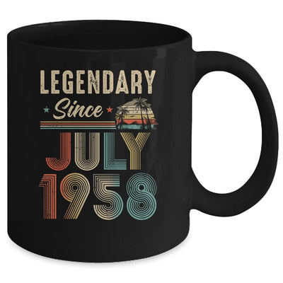 65 Years Old Legendary Since July 1958 65th Birthday Mug | teecentury