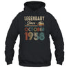 65 Years Old Legendary Since October 1958 65th Birthday Shirt & Hoodie | teecentury