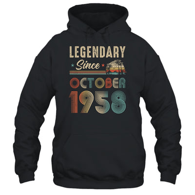 65 Years Old Legendary Since October 1958 65th Birthday Shirt & Hoodie | teecentury