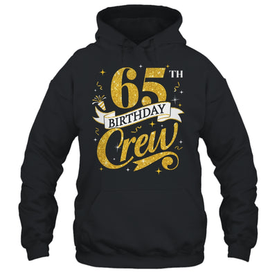 65th Birthday Crew 65th Bday Party Squad Friends Crown Funny Shirt & Tank Top | teecentury
