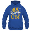 65th Birthday Crew 65th Bday Party Squad Friends Crown Funny Shirt & Tank Top | teecentury