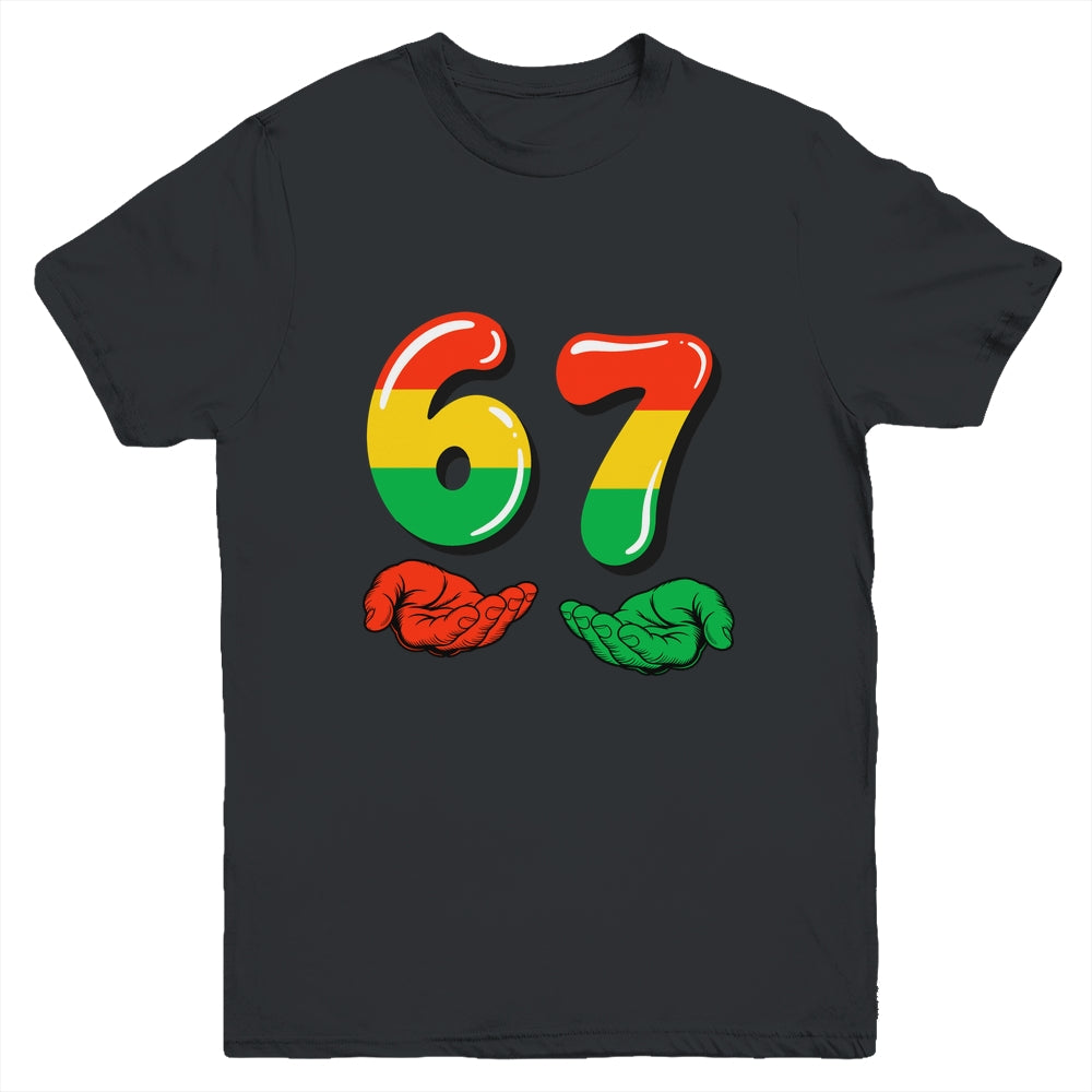 67 Black History Month Funny Six Seven Meme Bruh African Youth Shirt | teecentury