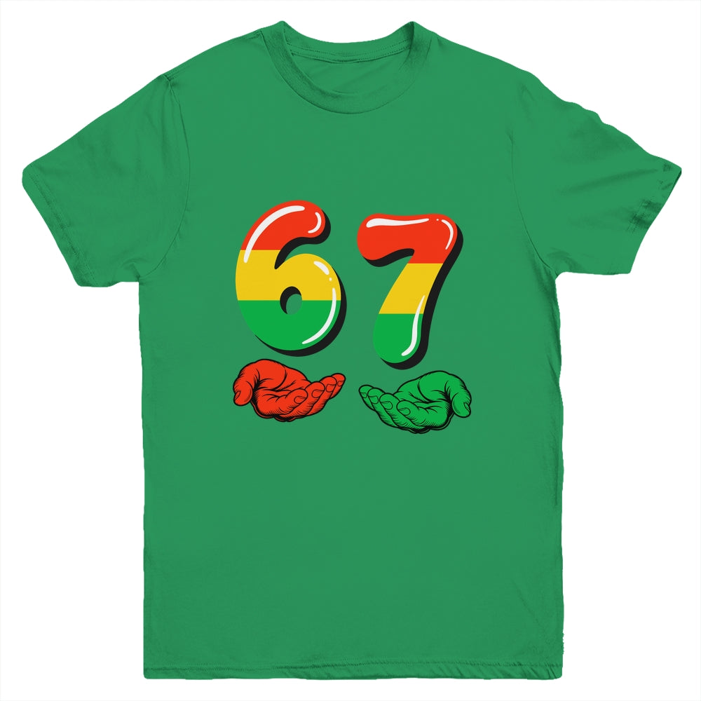 67 Black History Month Funny Six Seven Meme Bruh African Youth Shirt | teecentury