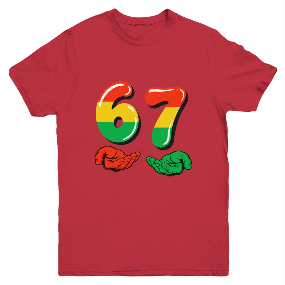 67 Black History Month Funny Six Seven Meme Bruh African Youth Shirt | teecentury