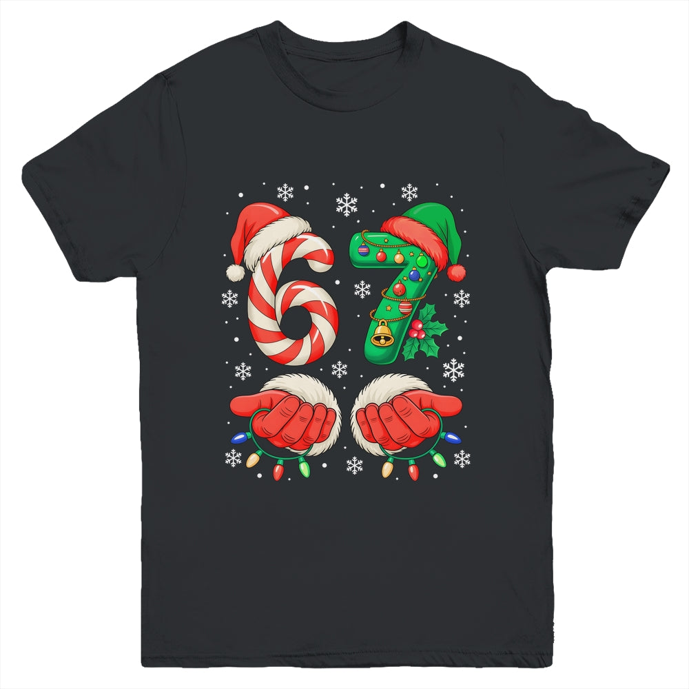 67 Christmas 6 7 Meme Six Seven Holiday Gen Alpha Slang Youth Shirt | teecentury