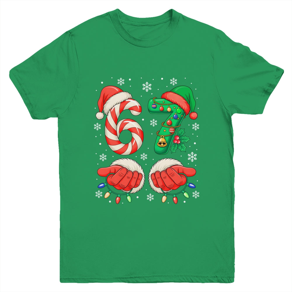 67 Christmas 6 7 Meme Six Seven Holiday Gen Alpha Slang Youth Shirt | teecentury