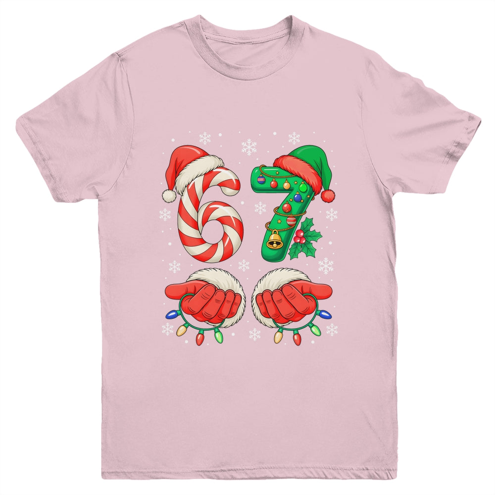 67 Christmas 6 7 Meme Six Seven Holiday Gen Alpha Slang Youth Shirt | teecentury