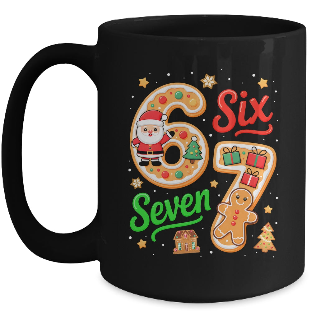 67 Christmas Meme Saying 6 7 Six Seven Meme Costume Xmas Mug | teecentury