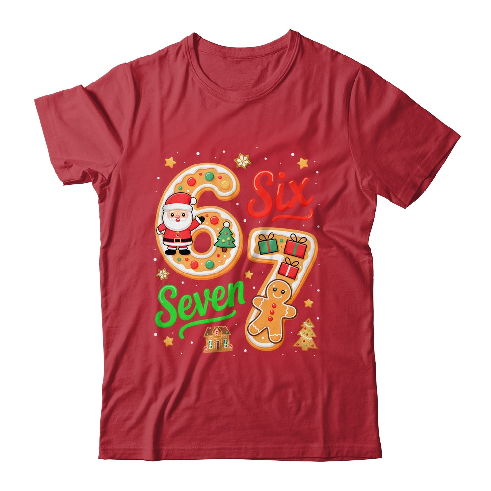 67 Christmas Meme Saying 6 7 Six Seven Meme Costume Xmas Shirt & Sweatshirt | teecentury