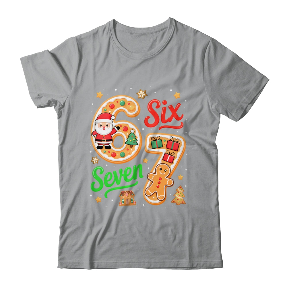 67 Christmas Meme Saying 6 7 Six Seven Meme Costume Xmas Shirt & Sweatshirt | teecentury