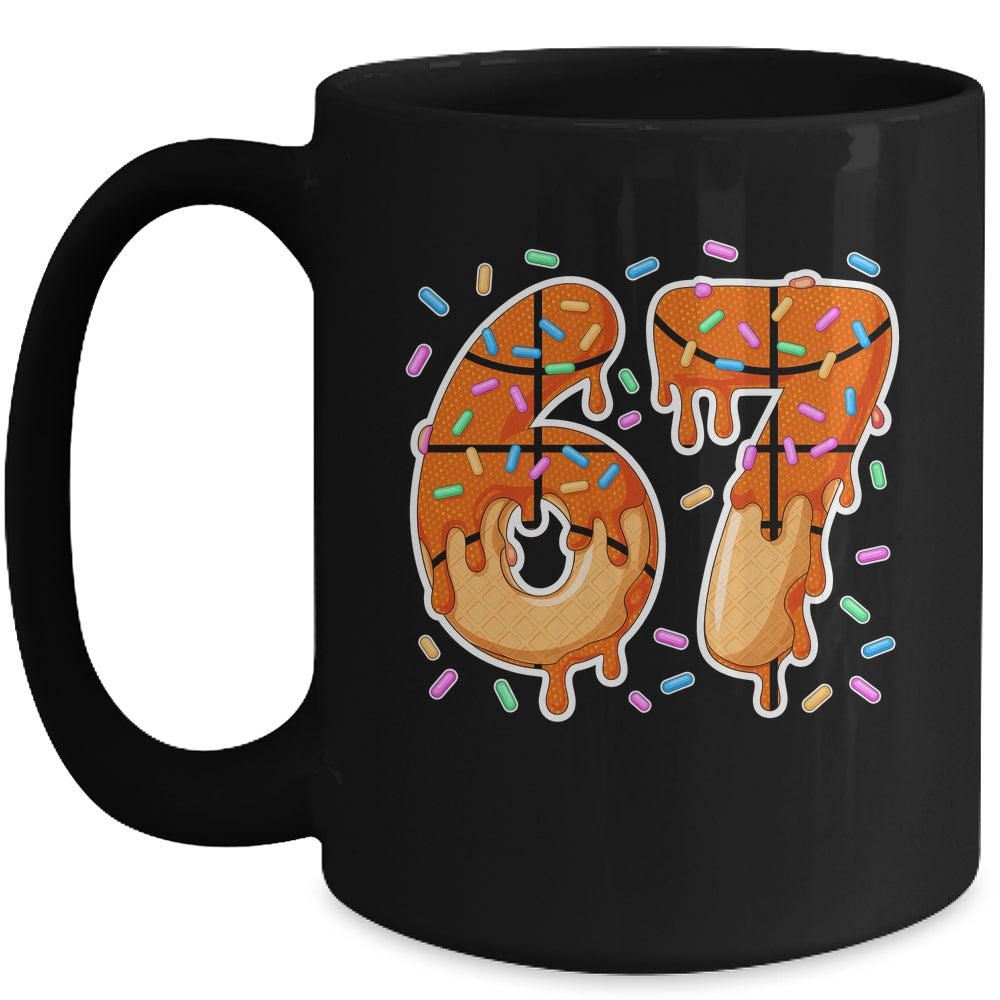 67 Ice Cream Drip Basketball Teens Boys Slang Six Seven Meme Mug | teecentury